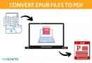 किसी ePub फ़ाइल को PDF में कैसे बदलें