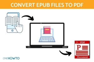 किसी ePub फ़ाइल को PDF में कैसे बदलें