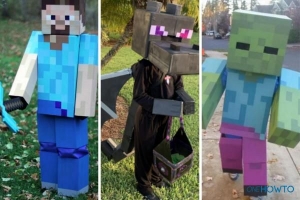 कैसे एक Minecraft पोशाक बनाने के लिए - स्टीव, क्रीपर और अधिक!