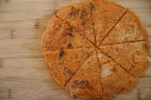 How to make किम्ची पैनकेक क्रिस्पी