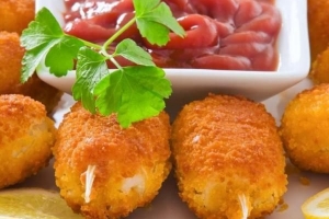 How to make स्पेनिश प्रॉन क्रोक्वेट्स